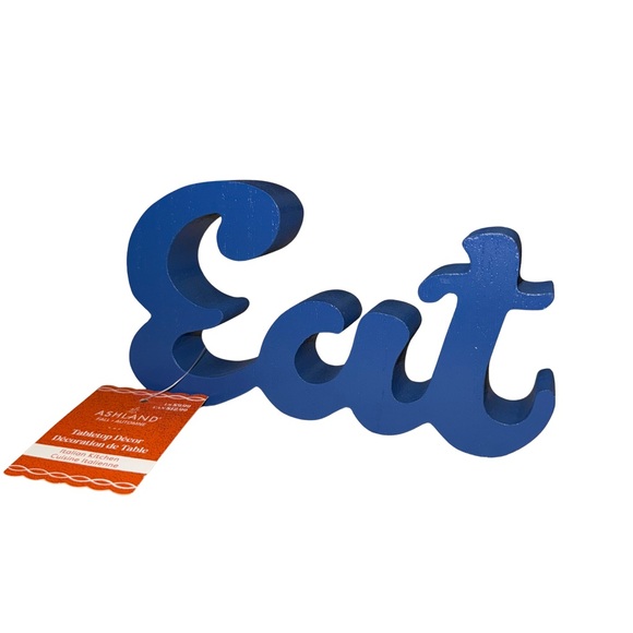 Ashland Navy 'Eat' Tabletop Sign - Picture 5 of 5